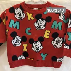 micorrid ミッキーマウス柄 セーター 100cm