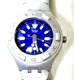 Swatch スウォッチ SWISS 腕時計 ブルー文字盤 シルバーのサムネイル