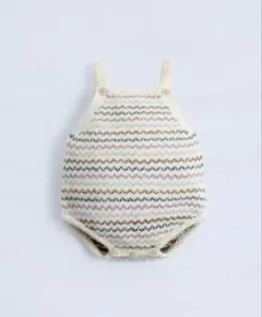 ZARA ベビー ロンパース 0-1ヶ月 56cm ニットのサムネイル