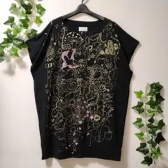 TSUMORI CHISATO 半袖チュニック ブラックのサムネイル