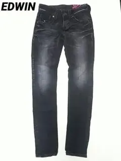 EDWIN blue TRIP エドウィン XS ブラックデニム ジーンズ