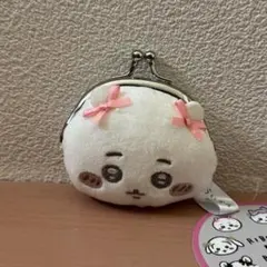 ちいかわ リボン ミニがまぐち コインケース ぬいぐるみ 小銭入れ