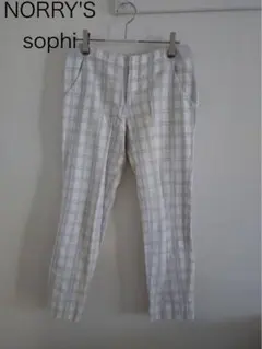 NORRY'S SOPHI ノーリーズソフィー　チェック柄 カジュアルパンツ