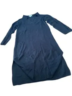 美品☆H&Mニットワンピースブラックフリーサイズ冬のニットワンピ