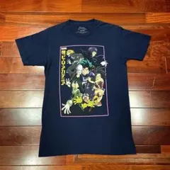 僕のヒーローアカデミア tシャツ ネイビー ヒロアカ アニメ 緑谷出久 デク S