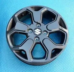 納車前外し 傷無し汚れ無し スズキ ハスラー 純正 アルミ 1本単品 新車外しのサムネイル