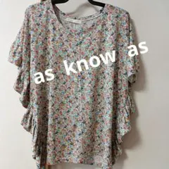 as know as 花柄フリル袖 トップスのサムネイル