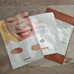 COSRX& d'AIBA&SOME BY MI３点セットシートマスク新品未使用のサムネイル