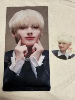 TXT ヒュニンカイ スローガン 透明うちわ 【24時間以内発送】