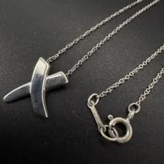 ティファニー ネックレス シグネチャー クロス シルバー925 全長41cm 