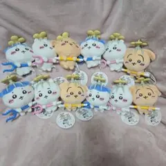 ちいかわ 討伐 マスコット　うさぎ　ハチワレ　ちいかわ　全3種 12体セット