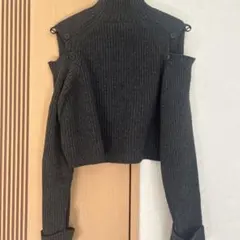 MOUSSY LAYERED LIKE オープンショルダーニット