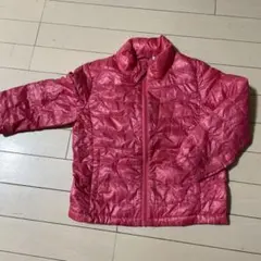 UNIQLO 中綿ジャケット 110サイズ 赤