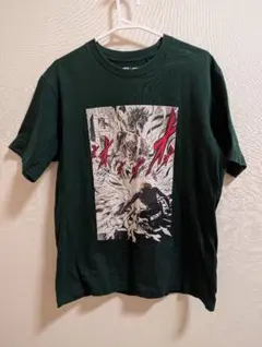 ユニクロ　進撃の巨人　Tシャツ　グリーン サイズ L