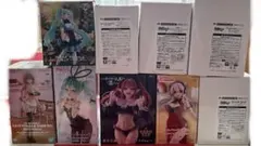 人気キャラ プライズフィギュア9体まとめ売り