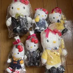 サンリオ ハローキティ ぬいぐるみストラップ 制服キティ 足長キティ