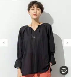 23区S ブラウス ブラックのサムネイル