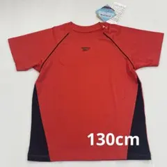 新品62938リーボック130cm赤ラッシュTシャツ半袖Tシャツラッシュガード
