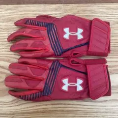 大成芳昌さま専用　Under Armour バッティング用手袋 レッドジュニアS