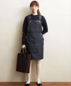 figLondon. rigid DENIM　ミニジャンバーSKのサムネイル