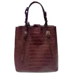 ZARA ハンドバッグ ショルダーバッグ 斜め掛け 2WAYバッグ クロコ型押し