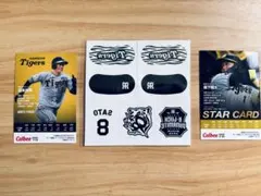 Hanshin Tigers スター選手カードとステッカーセット