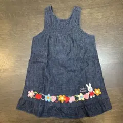 ミキハウス ジャンバースカート 100