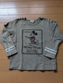 ミッキー　長袖Tシャツ　110cm
