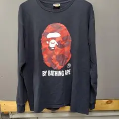 BAPE カモフラージュ柄 ロングスリーブ Tシャツ