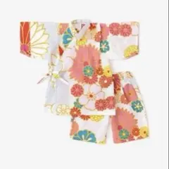 花柄 甚平 100ー110サイズ