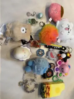 ふわふわくまのキーホルダーセット