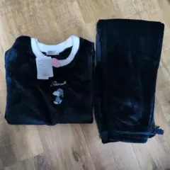 Peanuts スヌーピー ルームウェアセット Navy×White 未使用品