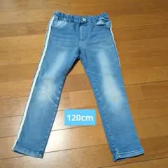 MPS 120cm デニムボトムス （サイドストライプ）