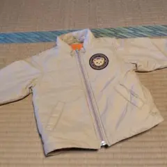 mikihouseクマ刺繍 ベージュ アウター 80センチ