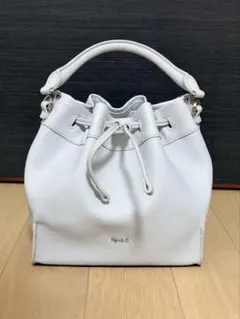 【E様専用】agnes b. アニエスベー 2way巾着ハンドバッグ 大人気