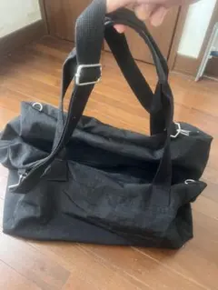 【大容量・万能】ZOZOTOWN購入 2WAY ビッグボストンバッグ ブラック