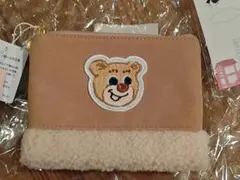 新品未使用 ラブラリーバイフェイラー オールドテディ　ワッペンボアポーチ