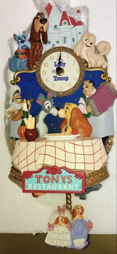 あ*な様 わんわん物語 ウォールクロック ライトアップ 掛け時計 即完売品 Di