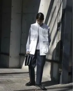 値下げ＊MY_ （1ldk）MILITARY GILLET ナイロンベストのサムネイル