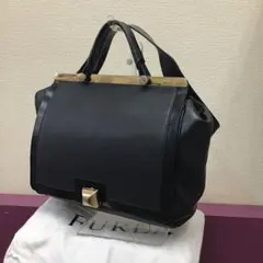 フルラ　レザーハンドバッグ　2wayショルダーバッグ