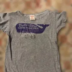 DENIM DUNGAREE グレー Tシャツ S