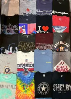 アメリカ古着 半袖Tシャツ21点セット Mサイズ まとめ売り USA古着