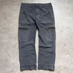 JOHNBULL　カーゴ クロップド パンツ　Y2K ワーク ミリタリー　Mのサムネイル