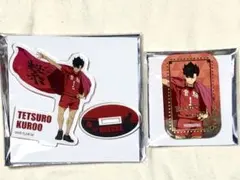 ハイキュー‼︎ 横断幕イラストランダム　 アクリルスタンド　スクエア缶バッジ