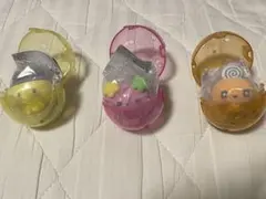 たまごっちカプセルフロッキーズ　まめっち　ふらわっち　めめっち