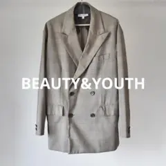 【Lサイズ】BEAUTY&YOUTH ダブルブレストテーラードジャケット