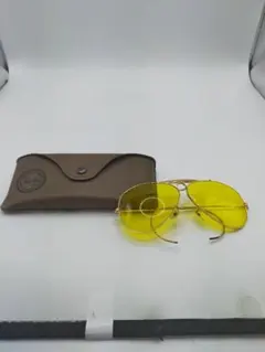 Ray-Ban サングラス ゴールドフレーム イエローレンズ 宮10(38