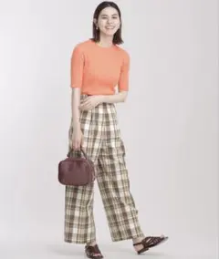 新品タグ付き　ナノユニバース パンツ