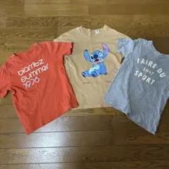 H&M 110 Tシャツ　スティッチ　ロゴTのサムネイル