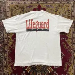 90s USA製 ヘインズ ライフガード スタッフ ロゴ グラフィック Tのサムネイル
